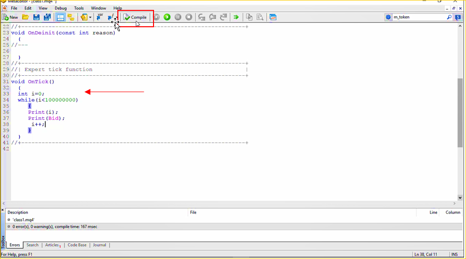 کدنویسی حلقه while-1